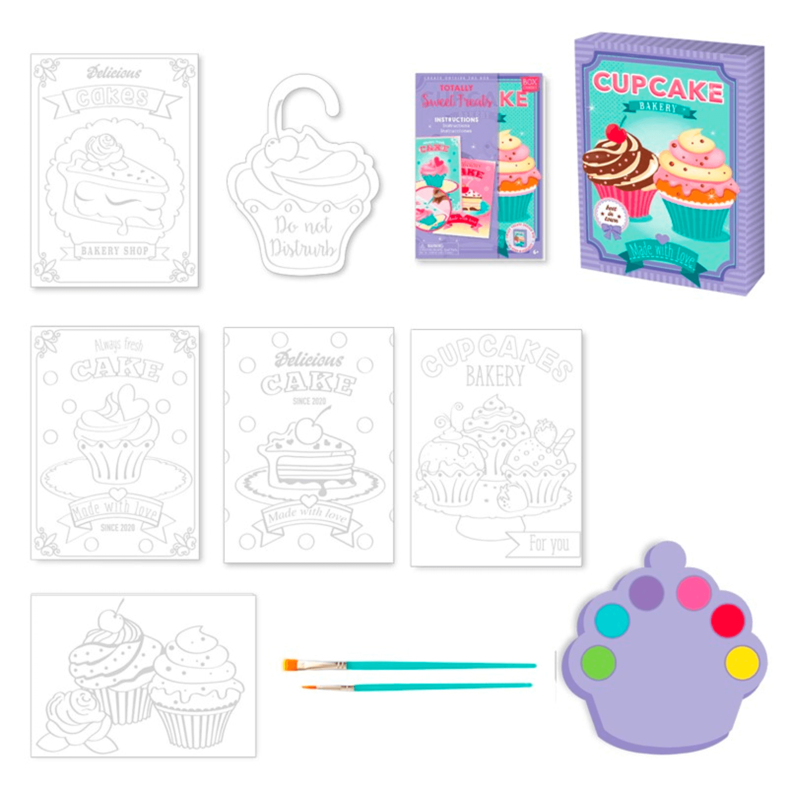 Acuarelas Cupcake